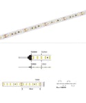 LED strip CC IP20 14,4W/m (24V) - 4000K(10m) CRI 90