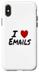 Coque pour iPhone X/XS I Heart (Love) Secrétaire adjoint du bureau des RH