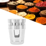 (Silver)Coffee Spice Grinders Manual Spice Mill Zinc Alloy Fine Spice Grinder