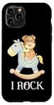 Coque pour iPhone 11 Pro I Rock Funny Baby Toddler Musicien Gag Joke Kids Music Fun