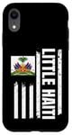 Coque pour iPhone XR Little Haiti America Drapeau américain haïtien patrimoine haïtien