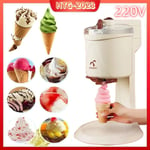 220V Automatic Electric Ice Cream Maker Home DIY Frozen Fruit Ice Cream Machine