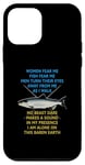 Coque pour iPhone 12 mini Les femmes ont peur de moi Les poissons ont peur de moi Les hommes détournent les yeux de la pêche