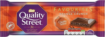 Quality Street Orange Crunch 6 x 84g Delicious Tasty  & Twisty Treat Gift Hamper