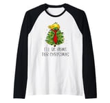 Trump is Home For Christmas Make Christmas Great Again Trump Raglan Baseball Tee