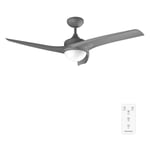 Cecotec Ventilateur de Plafond EnergySilence Aero 560. 60 W, Diamètre de 52” / 132 cm, 3 Pales, 3 Vitesses, Fonction Hiver (Diamètre 132 cm, Gris)