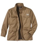 ATLAS FOR MEN Safari Jackets for Men UK - Desert Style Combat Military Mens Field Army Jacket - Safari Jacket Men's - Full Zip, 4 Pockets - Small to Big and Tall UK Sizes S-4XL