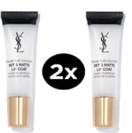 2 X YSL YVES SAINT LAURENT Rouge Pur Couture Set & Matte Lip Coat 6.5ML.