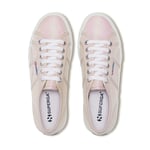 Superga Womens/Ladies 2740 Lame Platform Trainers (Beige/Iridescent) material_Synthetic - Size UK 8