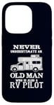 iPhone 14 Pro RV Pilot Camper Caravan Funny Old School Camping Camp Case