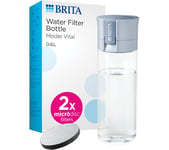 BRITA Model Vital Water Filter Bottle - Light Blue