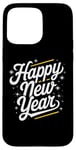 Coque pour iPhone 15 Pro Max Bonne année, nouvelle année nouvelle fête 2025 Celebrations Party