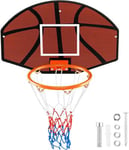 Panier de Basketball Mural avec Panneau Pour Intérieur et Extérieur pour Enfants Adultes