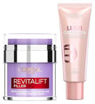 L'Oreal Paris Glotion Fair Glow and Revitalift Hyaluronic Acid Water Cream Duo