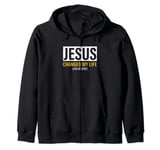 Jesus Changed My Life Ask Me How Evangelism Share the Gospel Zip Hoodie