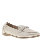 Mocassins FEMME Tamaris en cuir beiges