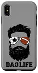 iPhone XS Max Soccer Football Dad Messy Hair Beard Soccer Football Dad Case