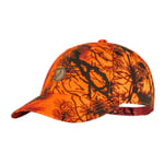 Fjällräven Mens Lappland Camo Cap (Orange (ORANGE CAMO/211) Small/medium)