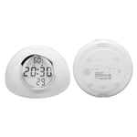 Alarm Clock Wake Up Light LCD Screen Sunrise Alarm Clock Light With Sensing