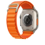 Nylon Alpine Loop Watch Band Strap för Apple Watch Ultra 9/8/7/6/SE/5 44/45/49mm Orange 42/44/45/49mm