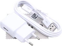 Chargeur Pour Samsung Pour Galaxy A7 2018 (A750f), Galaxy A8 (A800f) 1,2m 2a Câble De Charge De Données Avec Mungoo Chiffon De Nettoyage D'écran