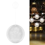 Jul Dekorativ Fönsterlampa Innovativ Akryl LED 3D Hängande Jul Dekorativ Ljus för Fönster Inomhus Utomhus