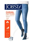 Jobst Casual Pattern K1 kompresjonsstrømpe blå str M 1 par