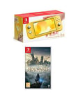 Nintendo Switch Lite Yellow Console With &Amp; Hogwarts Legacy