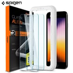 For iPhone SE 2022/2020, 8, 7 Screen Protector Glass, Spigen Glas.tR AlignMaster