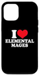 iPhone 15 Pro I Heart Elemental Mages, I Love Elemental Mages Custom Case
