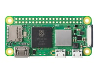 Raspberry Pi Zero 2 W - Dator Med Ett Kort - Arm A53 / 1 Ghz - Ram 512 Mb - 802.11B/G/N, Bluetooth 4.2