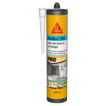 SIKA - Mastic silicone sanitaire - SikaSeal-180 Salle de Bain & Carrelage transparent - Réalisation de joints - Spécial pièce humide - Longue durée - 300 ml