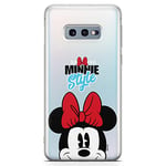 ERT GROUP Coque de téléphone Portable pour Samsung S10e Original et sous Licence Officielle Disney Motif Minnie 027 Parfaitement adapté à la Forme du téléphone Portable, partiel imprimé