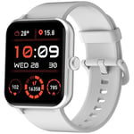 Blackview R50 Montre Connectée avec Appel Bluetooth SmartWatch de Fitness Tracker d'Activit Contrôle de musique - Gris