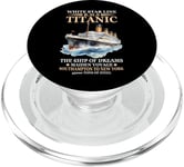 Titanic Expert – White Starline RMS Titanic Garçons Filles PopSockets PopGrip pour MagSafe