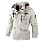 Mens Outdoor Fall Windbreaker Warm Coats Waterproof Sports Jacket Climb Jackets