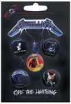 Metallica Ride The Lightning Badge multicolour