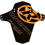 Garde-boue Logo Reverse Mudfender Noir/Fox-Orange - Pratique et Personnalisable