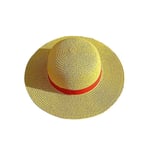 Luffy Straw Hat One Piece Cosplay Cap Anime Sun Beach Hats Halloween Performance Costume