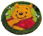 Vervaco Kit de Crochet de Verrouillage, Tapis en Forme, Disney, Winnie l'ourson