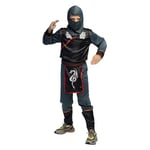 Boland - Costume Ninja pour enfants, 5 pièces, costume de carnaval pour une fête à thème, Halloween ou le carnaval, combattant