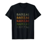 Love Heart Banzai Tee Grunge Vintage Style Black Banzai T-Shirt