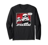 Star Wars Stormtroopers Droids We Were Looking For Comic Long Sleeve T-Shirt