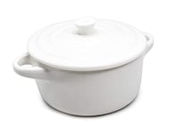 Nerthus FIH 375 Porcelaine Snacks Cocotte, Blanc