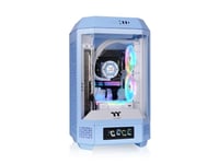 Thermaltake The Tower 250 Hellblau Tempered Glass (Ca-1Z9-00Sfwn-00)