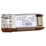 Cisco - Module transmetteur SFP+ - 10GbE - 10GBase-SR - LC/PC multimode - jusqu'à 400 m - 850 nm - reconditionné - pour 250 Series; Nexus 22XX, 30XX, 31XX, 3548, 93180, 93XX; ONE Nexus 55XX; UCS...