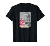 DJ Turntables, Vinyl Fresh Hip Hop, Rap, House Music B&W 50s T-Shirt