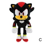 30 cm Sonic The Hedgehog Shadow Amy Rose Knuckle Tail Plyschleksak C One size