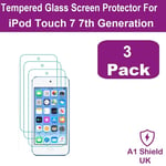 3X For iPod Touch 5th 6th 7th Gen Generation Tempered Glass Screen Protector UK