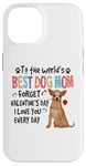 Coque pour iPhone 14 Chihuahua Best Dog Mom Valentines Day Funny Puppy Dogs